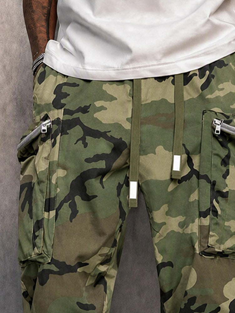 Utility Street Style Camouflage Cargo Pants