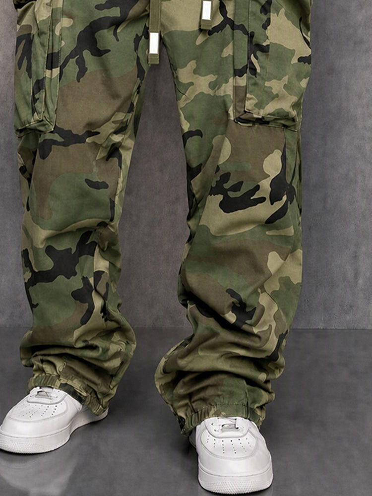 Utility Street Style Camouflage Cargo Pants