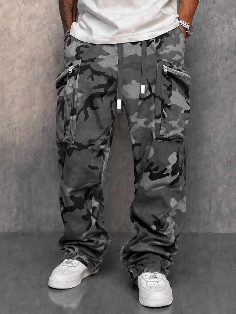 Utility Street Style Camouflage Cargo Pants