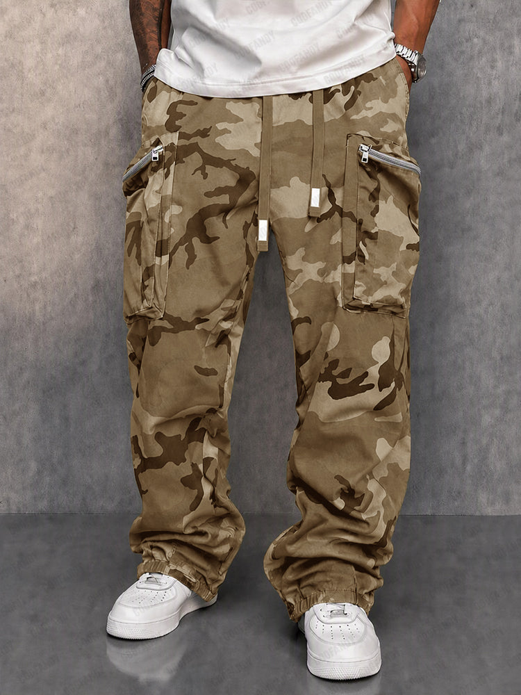 Utility Street Style Camouflage Cargo Pants